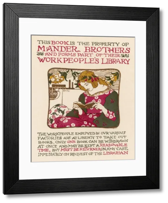 Framed Print : Girl Reading a Book / 1896 Framed Print : Girl Reading a Book / 1896