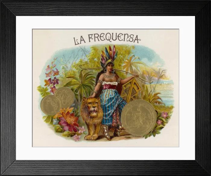 Framed Print : Cigar Box Label Framed Print : Cigar Box Label