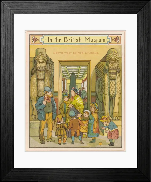 Framed Print : British Museum Visitors Framed Print : British Museum Visitors