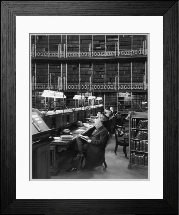 Framed Print : Brit Museum Reading Rm Framed Print : Brit Museum Reading Rm