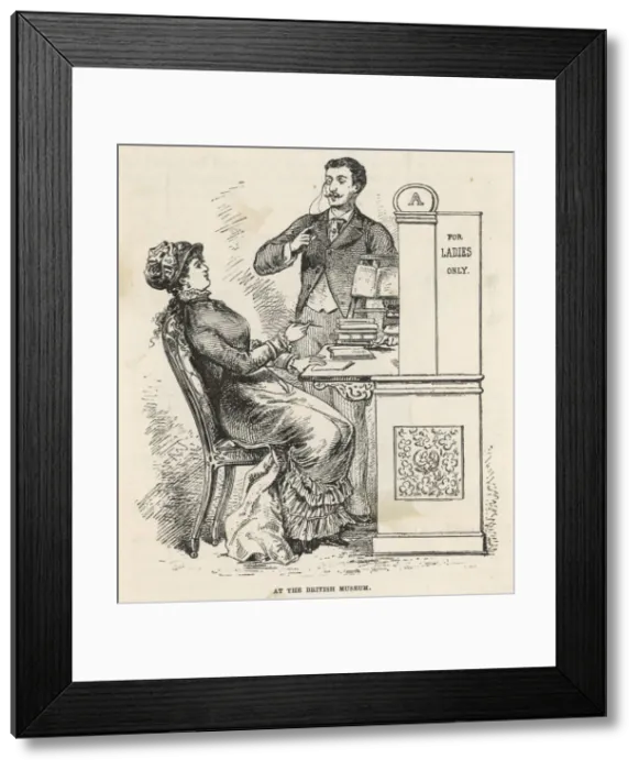 Framed Print : Brit Museum Ladys Seat Framed Print : Brit Museum Ladys Seat