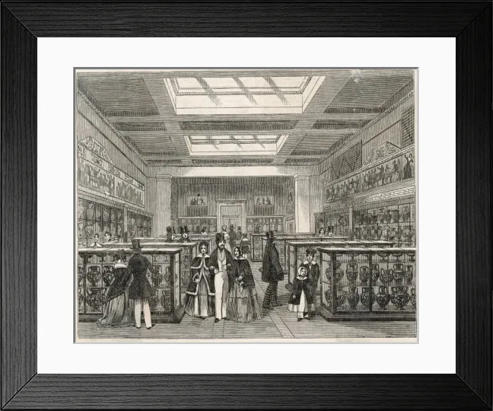 Framed Print : Brit Mus Etruscan Room Framed Print : Brit Mus Etruscan Room