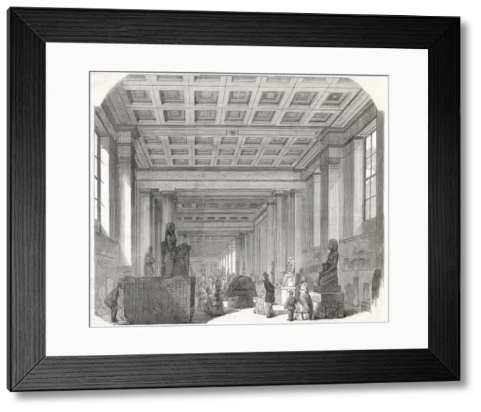 Framed Print : Brit Mus Egyptian Room Framed Print : Brit Mus Egyptian Room