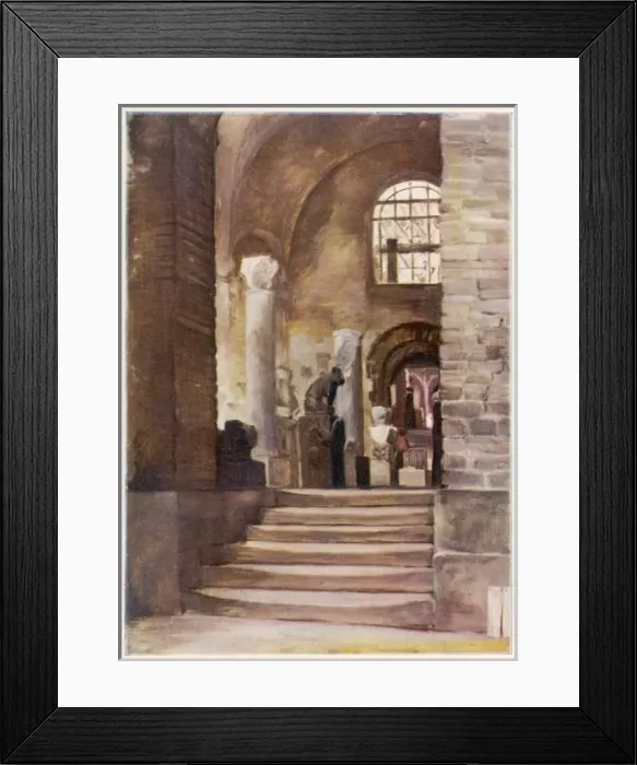 Framed Print : Musee De Cluny, Baths Framed Print : Musee De Cluny, Baths