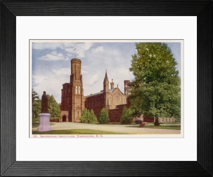 Framed Print : Smithsonian, Exterior Framed Print : Smithsonian, Exterior