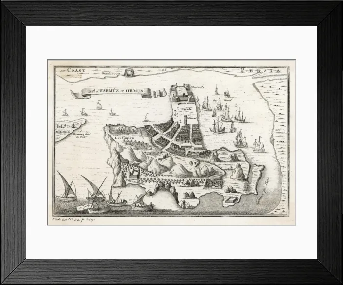Framed Print : Birds Eye View / Hormuz Framed Print : Birds Eye View / Hormuz
