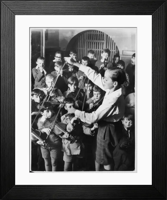 Framed Print : Boy Conductor Framed Print : Boy Conductor