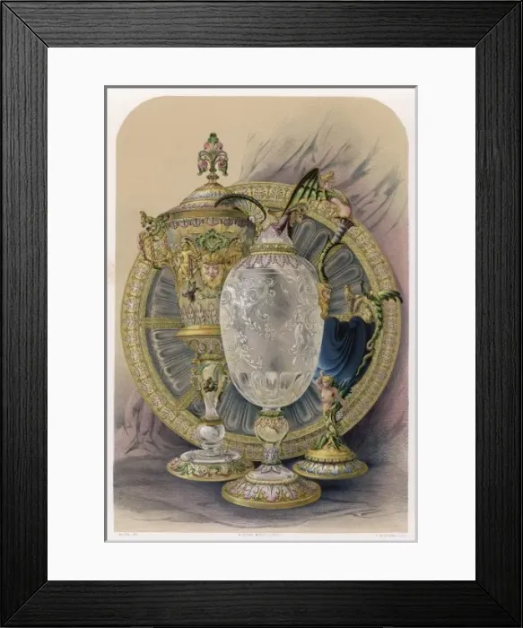 Framed Print : Enamelled Objects - 2 Framed Print : Enamelled Objects - 2