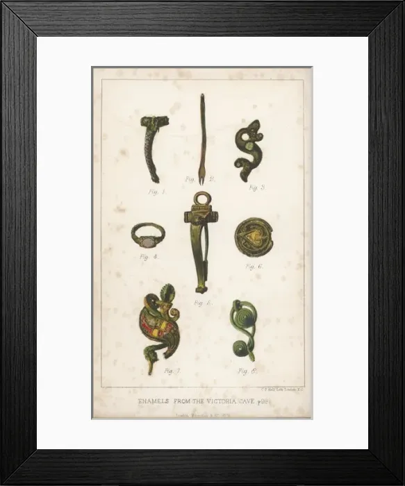 Framed Print : Enamelled Objects Fromc6 Framed Print : Enamelled Objects Fromc6