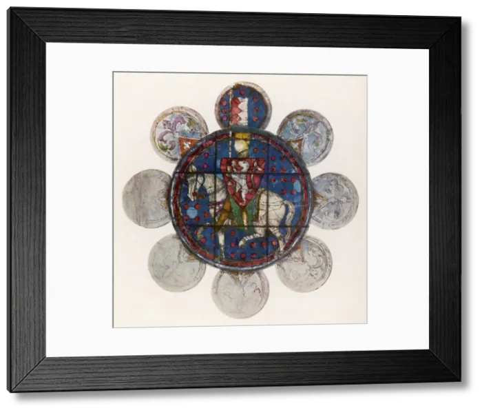 Framed Print : Stain Glass Chartres