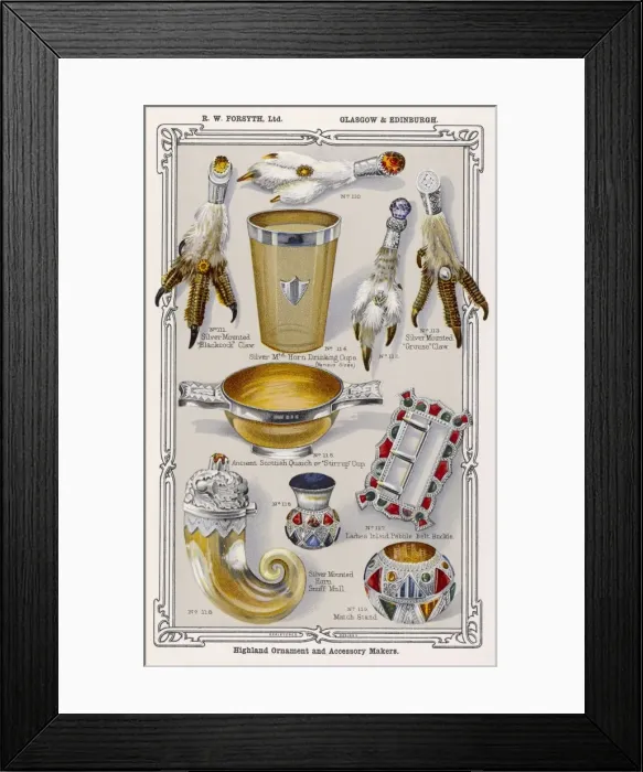 Framed Print : Highland Ornaments Framed Print : Highland Ornaments