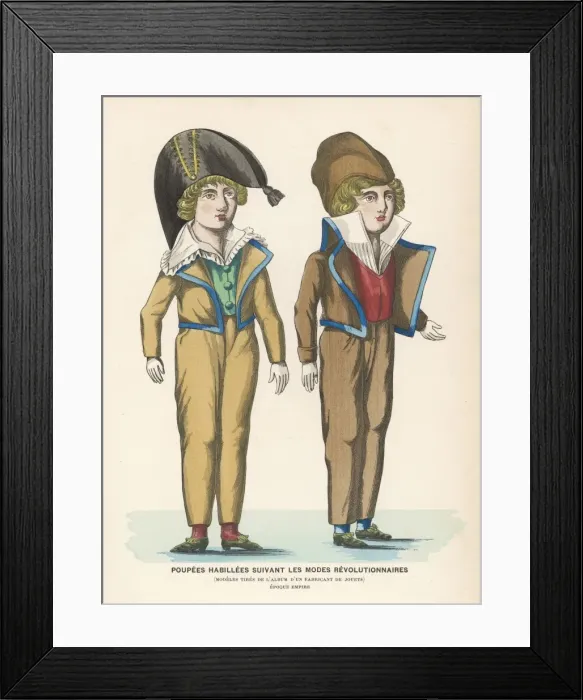 Framed Print : French Dolls C1805 Framed Print : French Dolls C1805