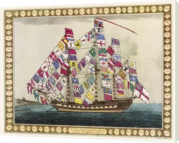 Kings Ship and Flags