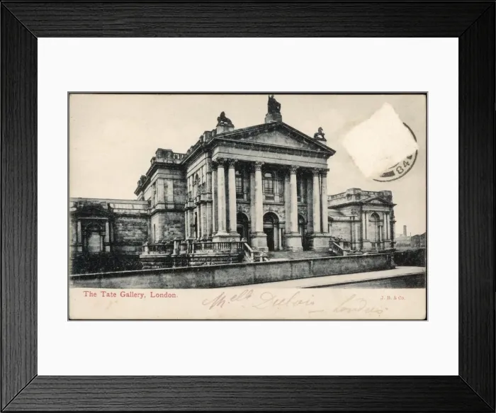 Framed Print : Tate Gallery Postcard Framed Print : Tate Gallery Postcard