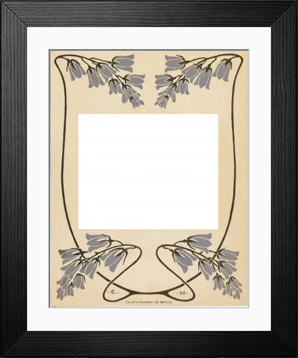 Framed Print : Art Nouveau Bordering Framed Print : Art Nouveau Bordering
