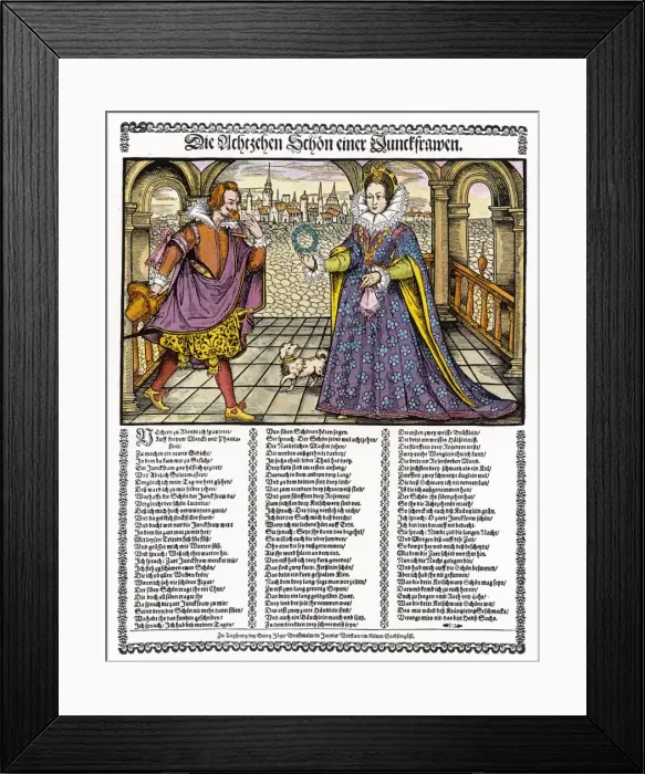Framed Print : Costume / Fuchs / C16Th Framed Print : Costume / Fuchs / C16Th