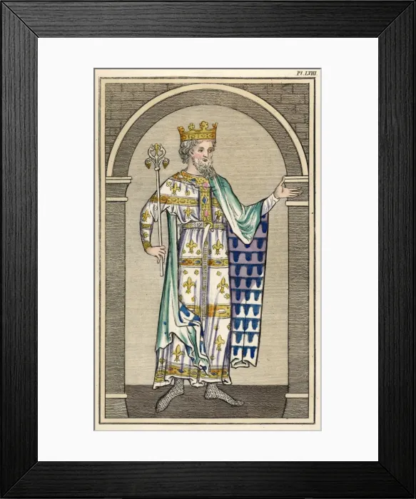 Framed Print : Coronation Habit C13Th Framed Print : Coronation Habit C13Th