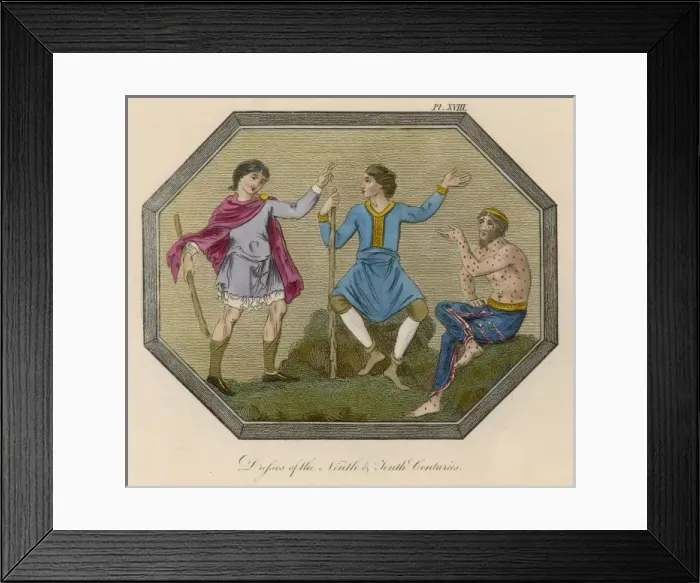 Framed Print : Anglo-Saxon Menswear Framed Print : Anglo-Saxon Menswear