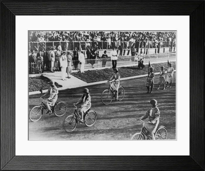 Framed Print : Cycling Parade Framed Print : Cycling Parade