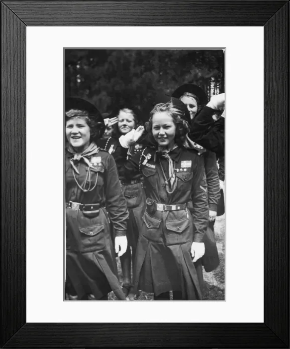 Framed Print : Guides Salute Framed Print : Guides Salute