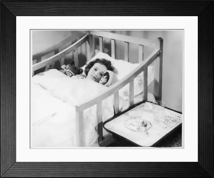 Framed Print : Teddy in Bed Framed Print : Teddy in Bed