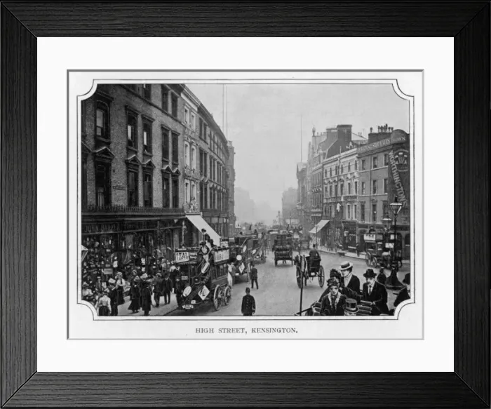 Framed Print : High Street 1900 Framed Print : High Street 1900