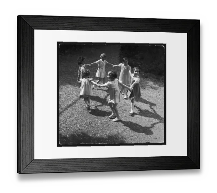 Framed Print : RING O ROSES 1950S Framed Print : RING O ROSES 1950S