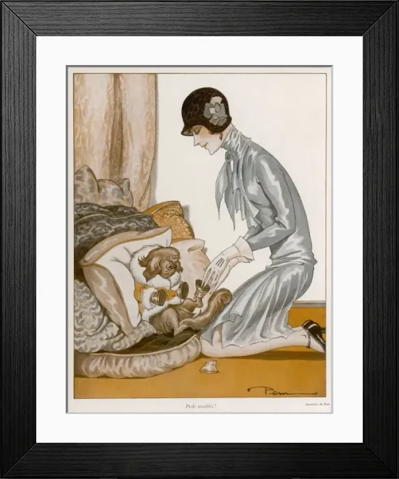 Framed Print : Pet with Tender Feet Framed Print : Pet with Tender Feet