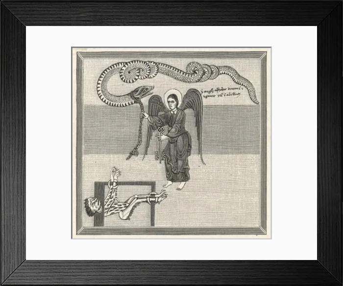 Framed Print : Angel Chains Dragon Framed Print : Angel Chains Dragon