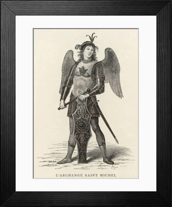Framed Print : Archangel Michael Framed Print : Archangel Michael