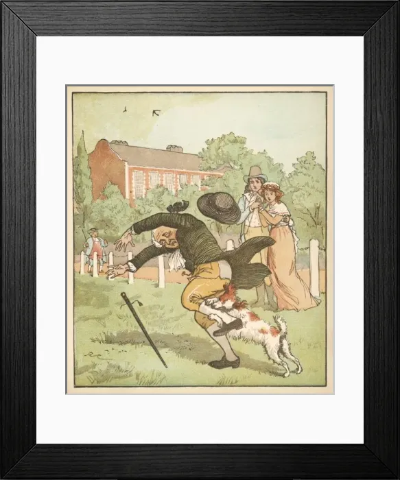 Framed Print : Elegy on a Mad Dog / C18Th Framed Print : Elegy on a Mad Dog / C18Th