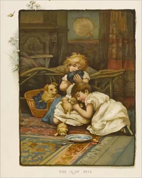Children and Puppies