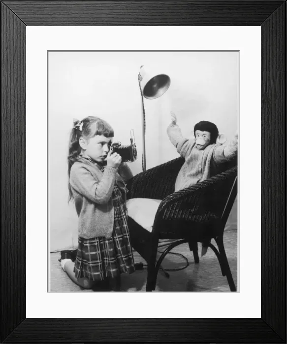 Framed Print : Girl Takes Photo Framed Print : Girl Takes Photo