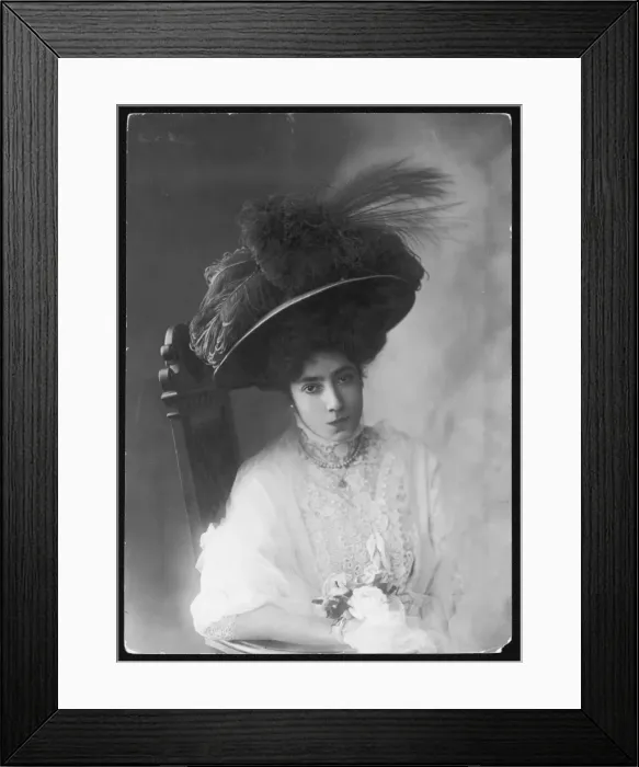 Framed Print : Merry Widow Hat Framed Print : Merry Widow Hat