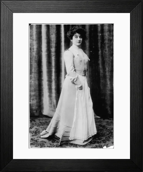 Framed Print : Dress with Apron Framed Print : Dress with Apron