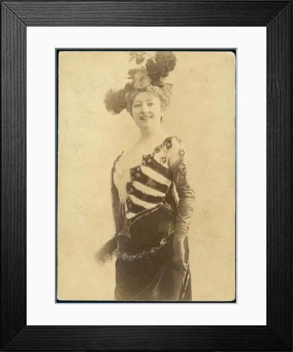 Framed Print : Theatrical Costume 1890S Framed Print : Theatrical Costume 1890S