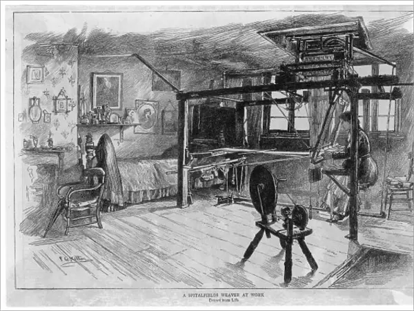Silk Weaver 1855