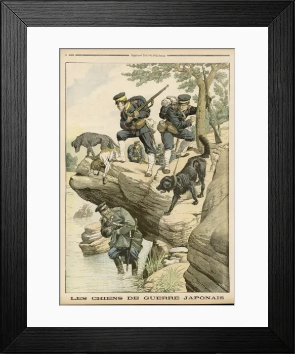 Framed Print : Jap Dogs Hunt Russians Framed Print : Jap Dogs Hunt Russians
