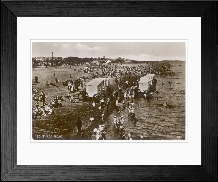 Framed Print : Beach at Southsea Framed Print : Beach at Southsea