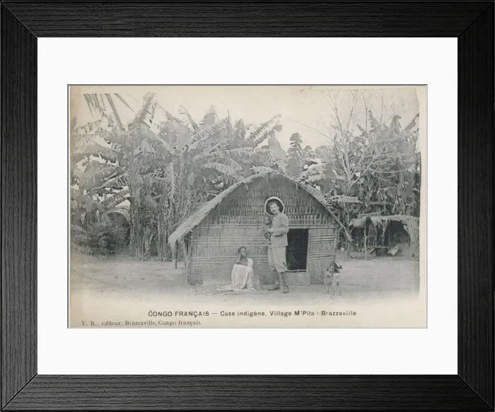 Framed Print : House in the Congo Framed Print : House in the Congo
