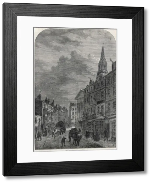 Framed Print : St Martins Lane 1820 Framed Print : St Martins Lane 1820
