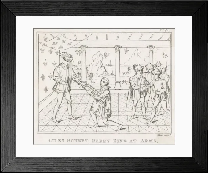 Framed Print : Charles VII at Court Framed Print : Charles VII at Court