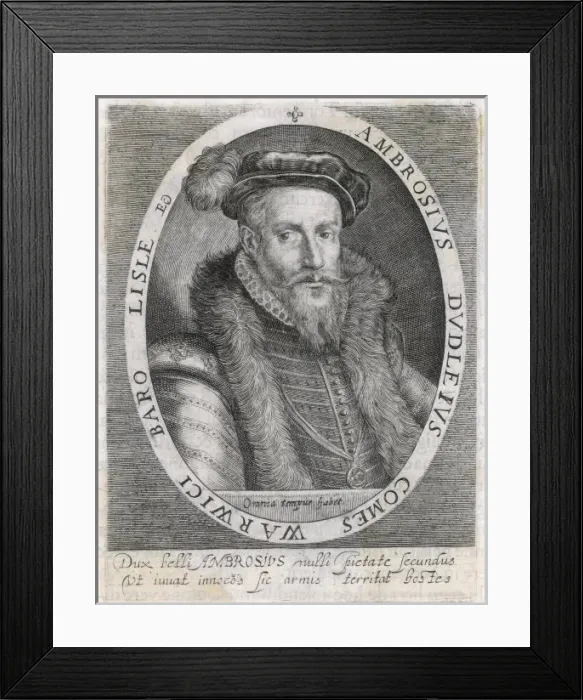 Framed Print : DUDLEY (1528-1589) Framed Print : DUDLEY (1528-1589)