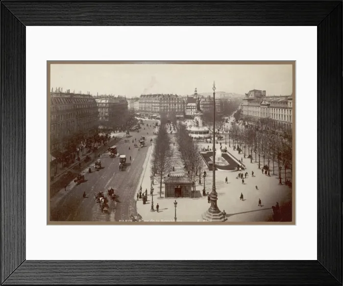 Framed Print : Pl De LA Republique Framed Print : Pl De LA Republique