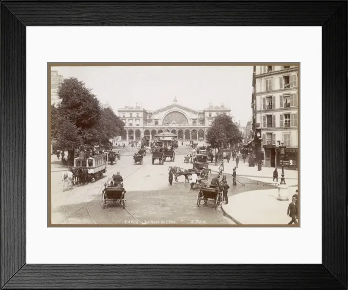 Framed Print : Gare De L est / Paris Framed Print : Gare De L est / Paris
