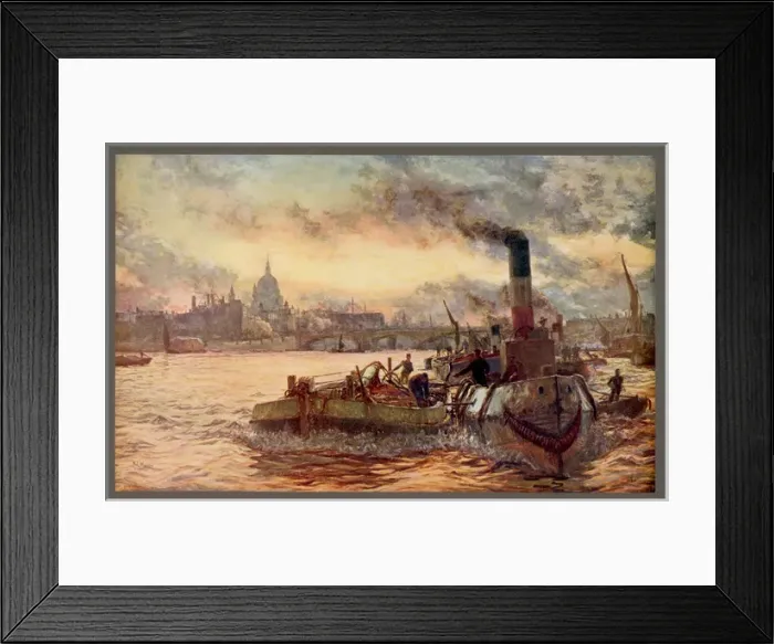 Framed Print : London River View