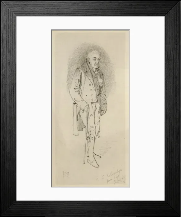 Framed Print : COLERIDGE (1772-1834) Framed Print : COLERIDGE (1772-1834)