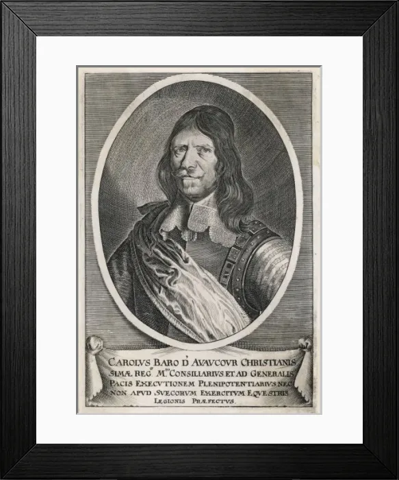 Framed Print : AVAUCOUR(1600-1657) Framed Print : AVAUCOUR(1600-1657)