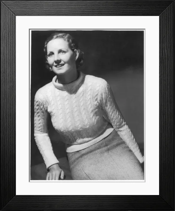 Framed Print : Cable Stitch Pullover Framed Print : Cable Stitch Pullover