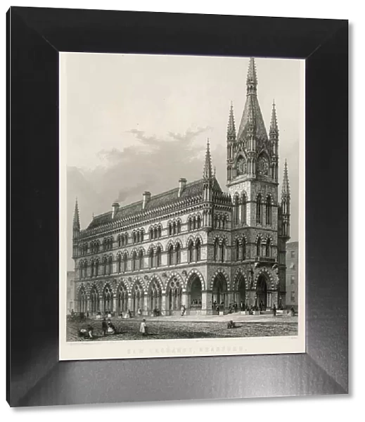 Bradford Town Hall 1870S